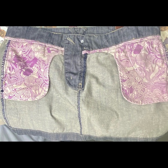 BCBGENERATION Women’s Jean Mini Skirt w/Pockets 31 Charcoal Gray Denim Casual - Picture 8 of 14